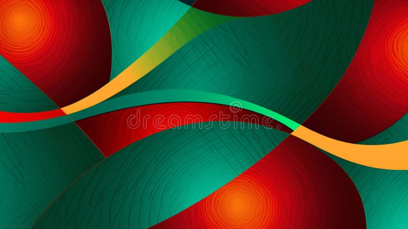 Motor de aprindere cu grafică pop și model retro, roșu și verde smarald vector illustration