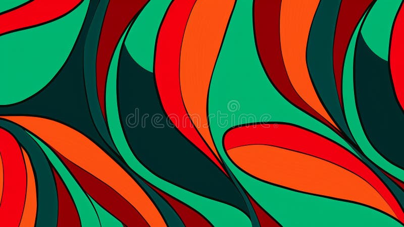 Motor de aprindere cu grafică pop și model retro, roșu și verde smarald royalty free illustration