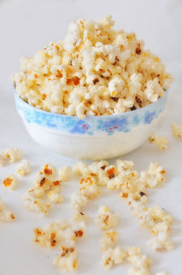 Pop Corn stock image. Image of snack, calorie, bowel 37361971