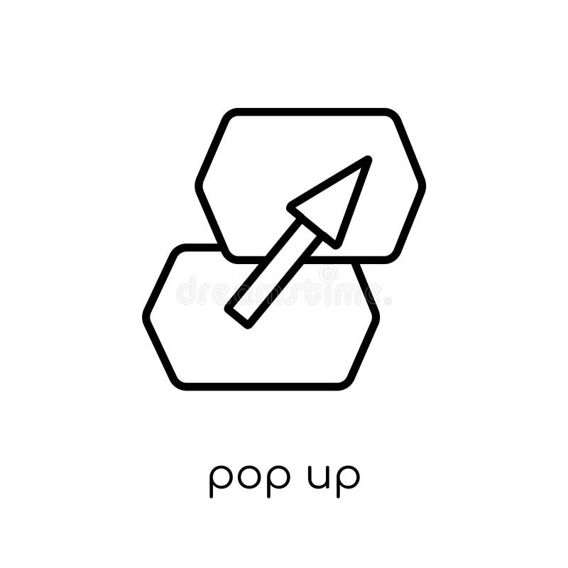 Pop up icon from Marketing collection. stock illustration Pop up icon from Marketing collection. stock illustration