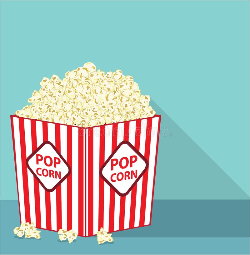 Popcorn bucket vector. 