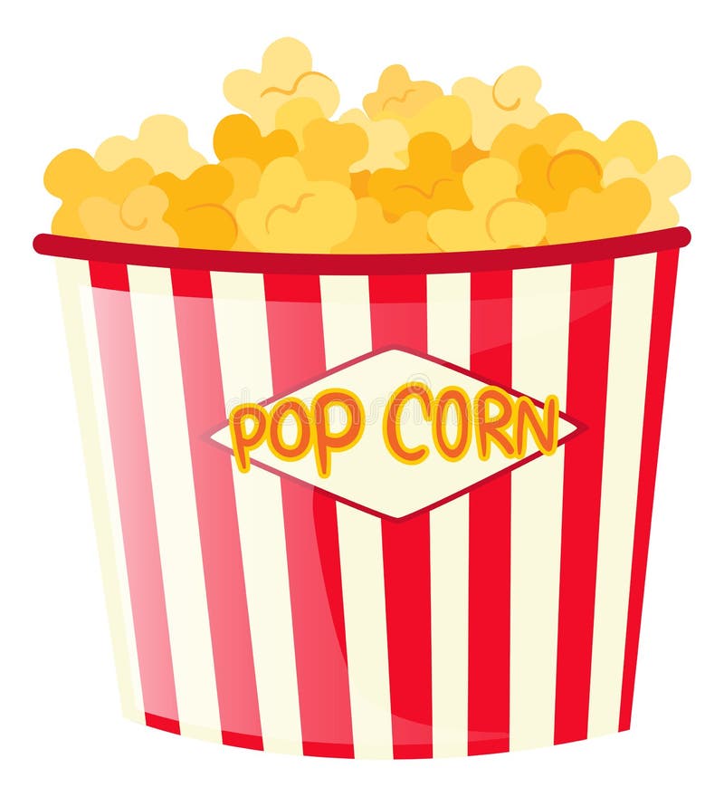 Clip Art Popcorn Bucket Stock Illustrations 169 Clip Art Popcorn