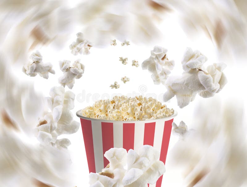 Popping Popcorn Box stock photo. Image of container, object 20116884