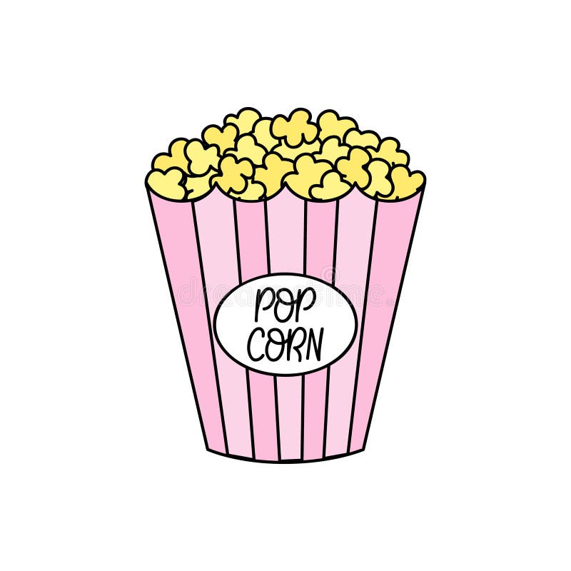 https://thumbs.dreamstime.com/b/popcorn-vector-outlined-illustration-pink-striped-paper-box-full-popcorn-cute-popcorn-snack-vector-illustration-145763281.jpg