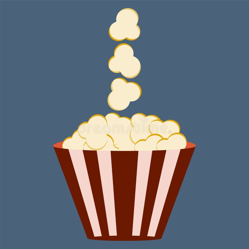 Popcorn κιβώτιο απεικόνιση αποθεμάτων Popcorn κιβώτιο απεικόνιση αποθεμάτων