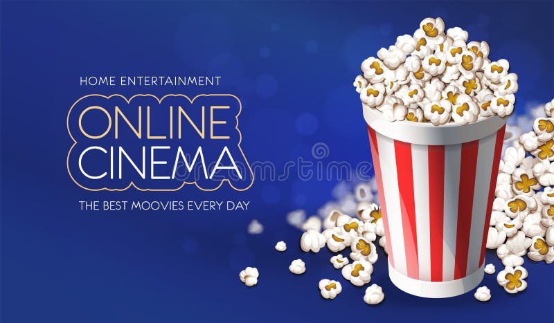 Popcorn στον κάδο εγγράφου Σε απευθείας σύνδεση έννοια κινηματογράφων κινηματογράφων r απεικόνιση αποθεμάτων Popcorn στον κάδο εγγράφου Σε απευθείας σύνδεση έννοια κινηματογράφων κινηματογράφων r απεικόνιση αποθεμάτων