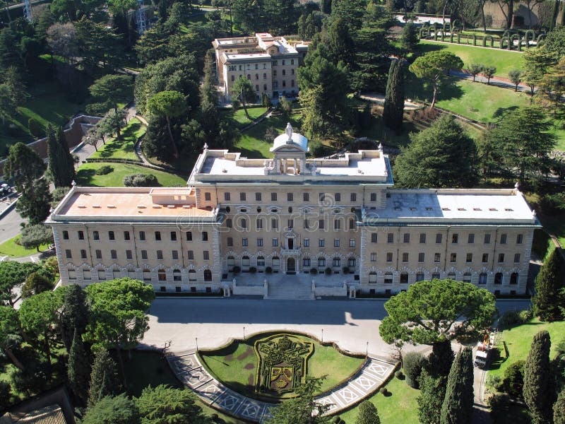 Pope Residence stock photo. Image of religious, building 8505966