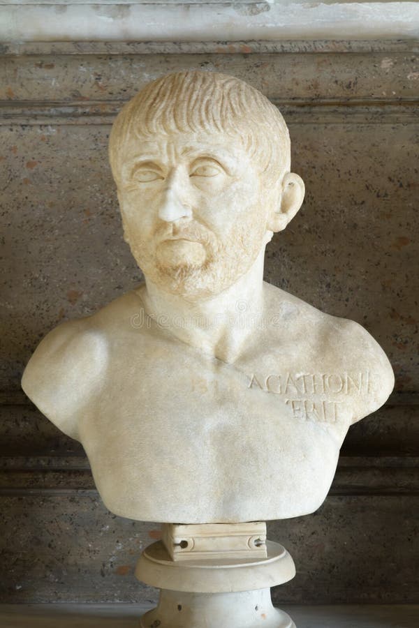 Bust of Agathon of Athens (448-400 BC), playwright. Bust of Agathon of Athens (448-400 BC), playwright