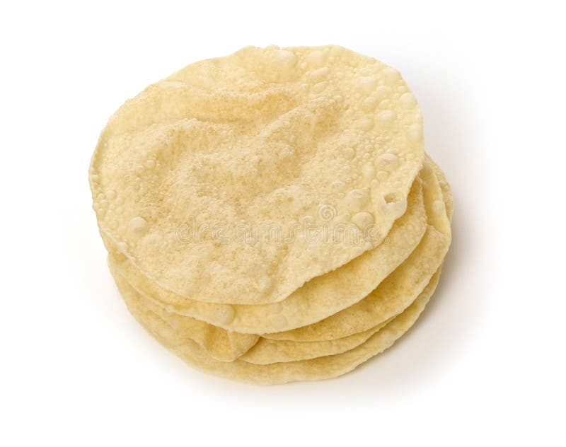 Poppadom royalty free stock photos