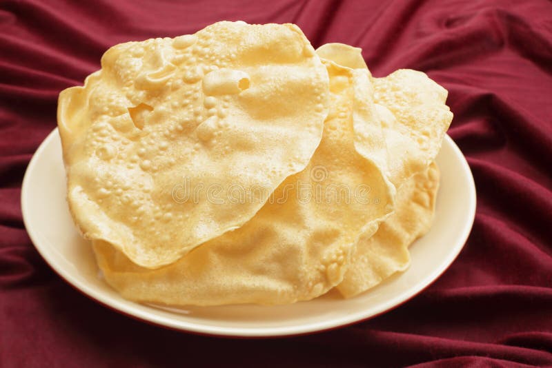 Indian Poppadoms stock photo. Image of starter, cuisine 17900970