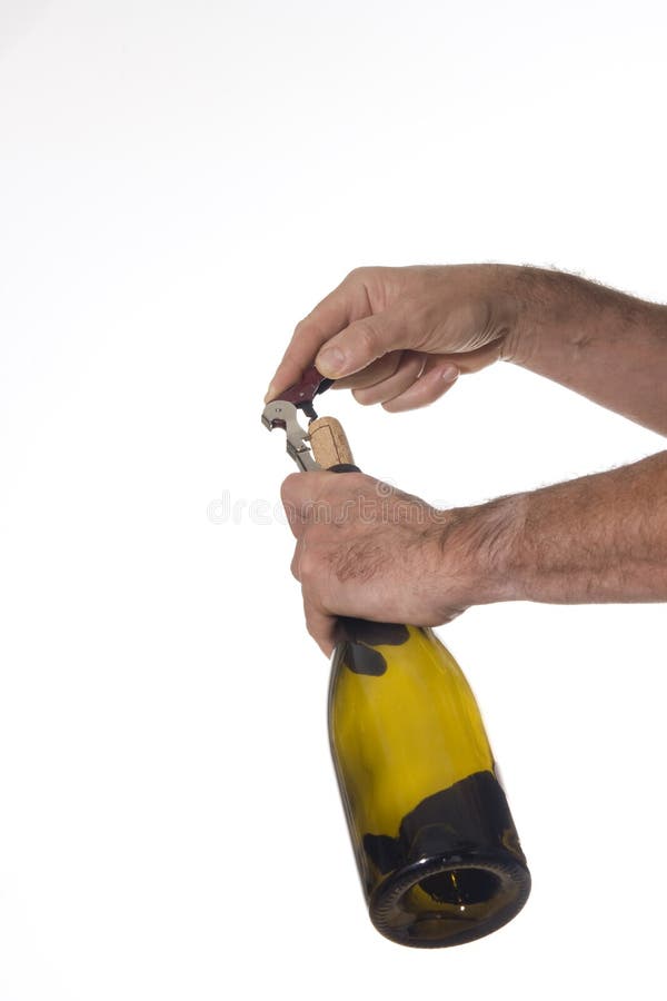 Popping the cork stock photo. Image of bottle, popping 10339942