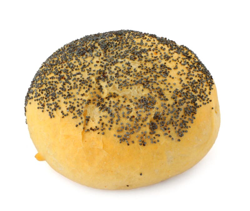 Poppy seed bun stock image. Image of eating, food, close 2645337
