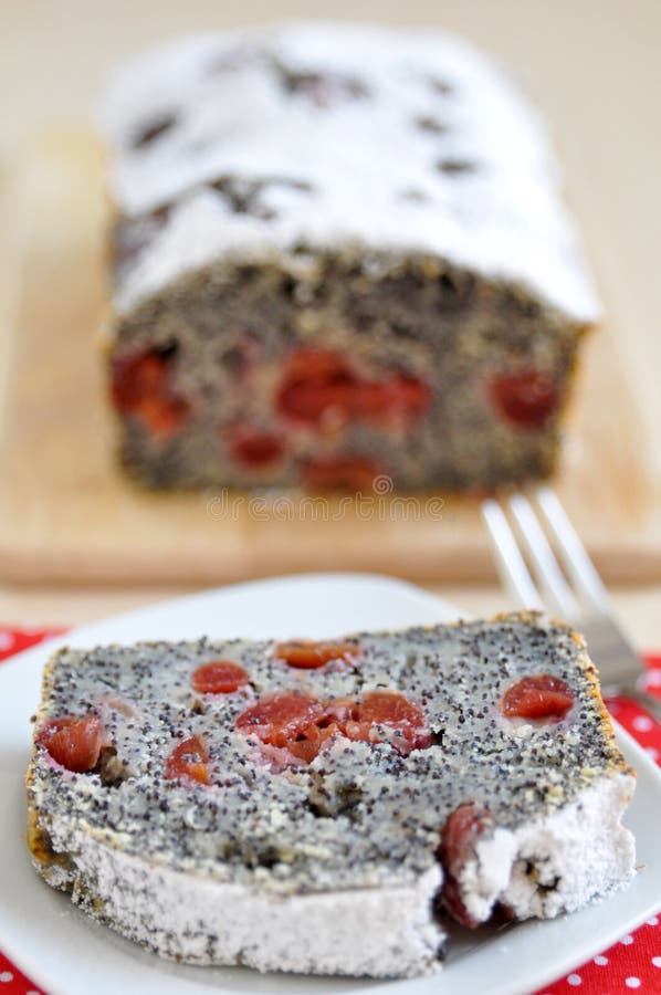Poppy Seed Cake stock photo. Image of cook, healthy, cooking 32899344