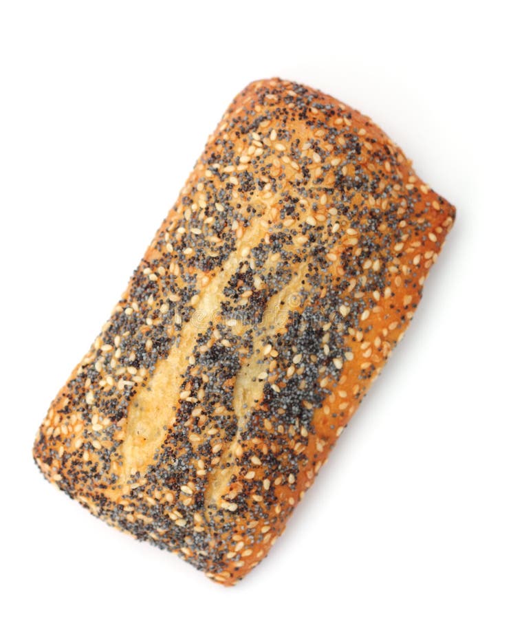 Poppy Seed Roll with Sesame Stock Image Image of aroma, golden 22728443