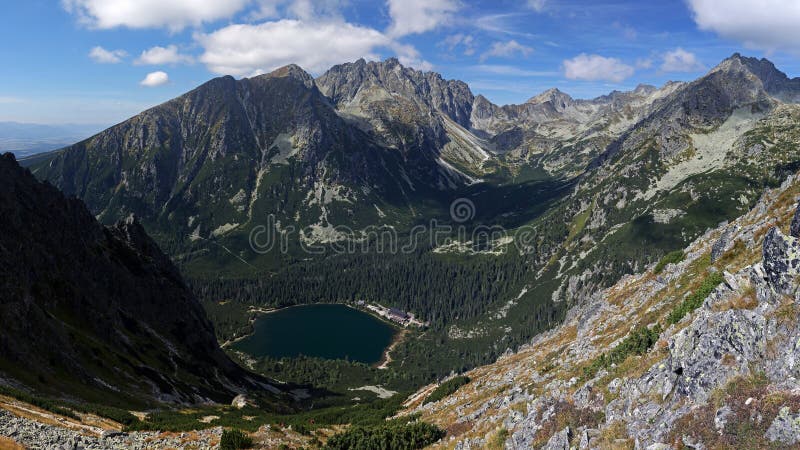 Popradske pleso , Vysoke Tatry , Slovakia