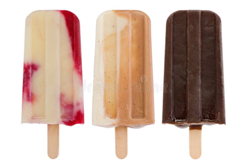 Popsicles caseiros imagem de stock Popsicles caseiros imagem de stock