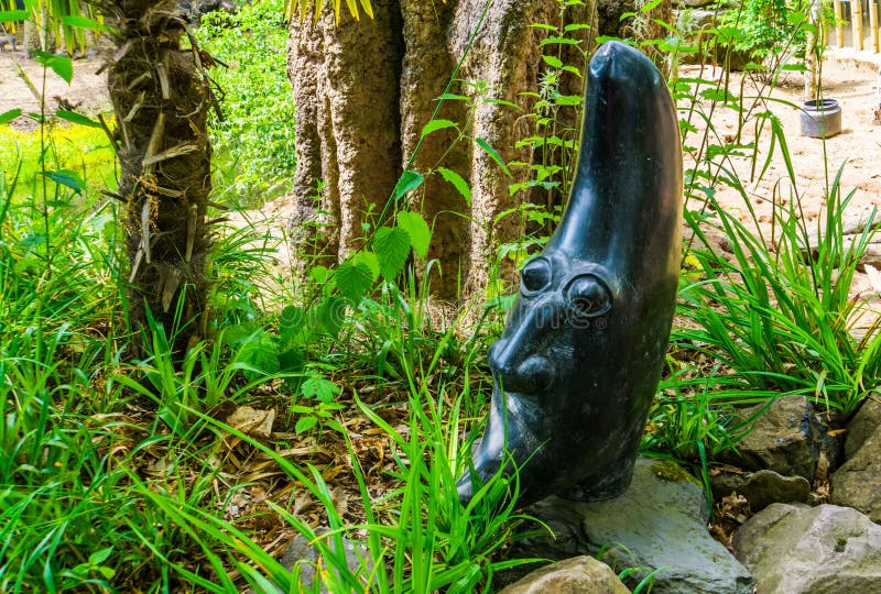 Popular artwork sculpted by sanwell chirume of the shona korekore tribe, popular totem, the pointed head sculpture, 31 may, 2019,. The popular artwork sculpted royalty free stock photo Popular artwork sculpted by sanwell chirume of the shona korekore tribe, popular totem, the pointed head sculpture, 31 may, 2019,. The popular artwork sculpted royalty free stock photo