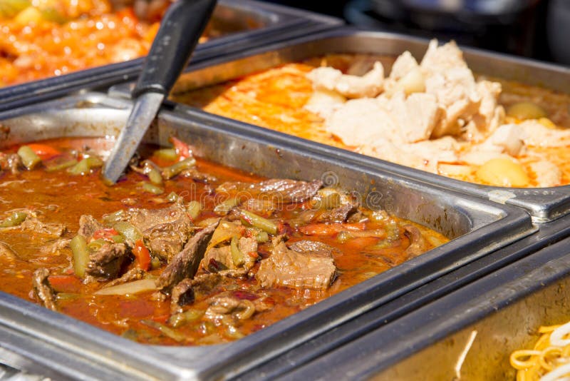 Popular Asian Street Food Dishes Stock Photo - Image of fresh, market