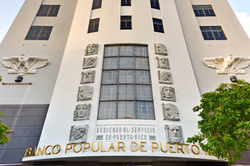 Popular banco - San Juan, Puerto Rico foto de archivo Popular banco - San Juan, Puerto Rico foto de archivo