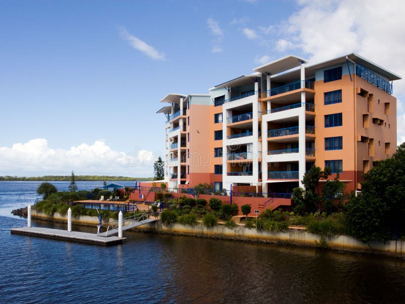 Popular modern apartment living stock photography