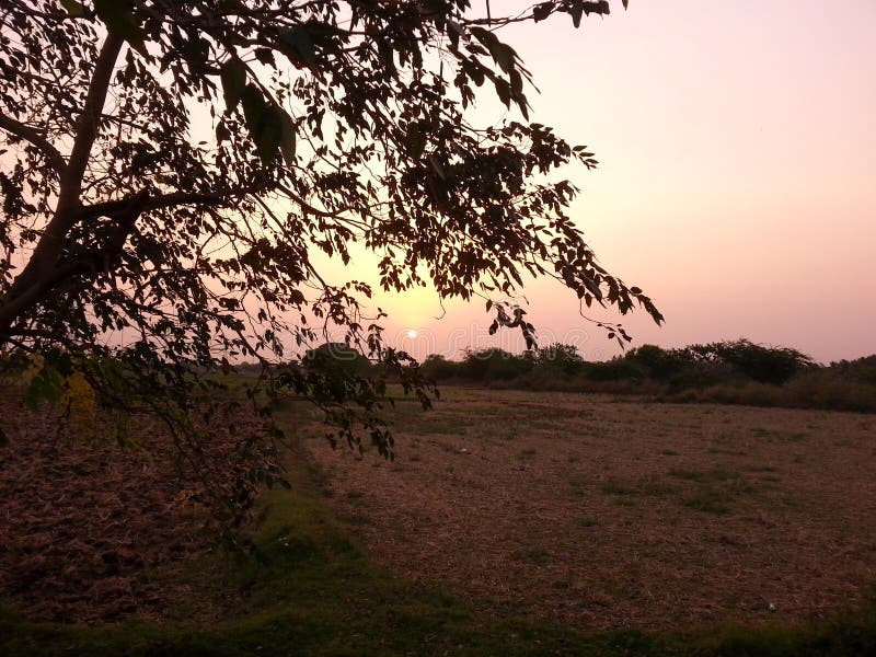 Por do sol foto de stock Por do sol foto de stock