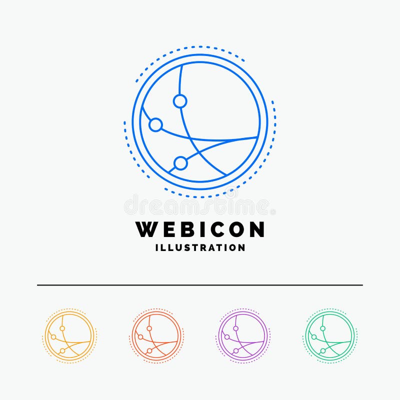 por todo el mundo, comunicación, conexión, Internet, línea de color de la red 5 plantilla del icono de la web aislada en blanco I libre illustration por todo el mundo, comunicación, conexión, Internet, línea de color de la red 5 plantilla del icono de la web aislada en blanco I libre illustration