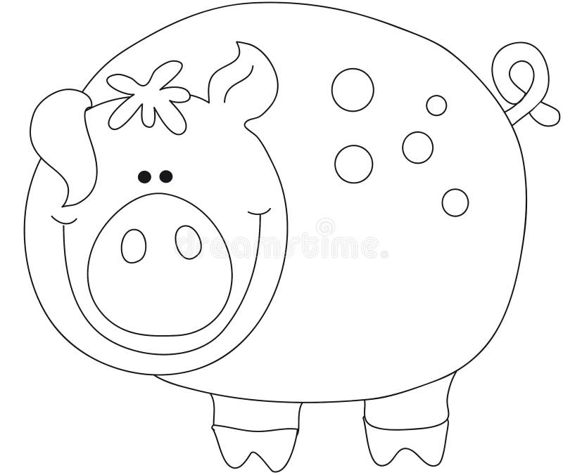 Cochon illustration libre de droits