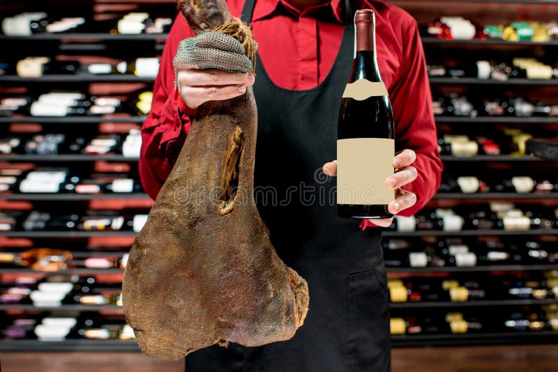 Porc lancé avec du vin images libres de droits Porc lancé avec du vin images libres de droits