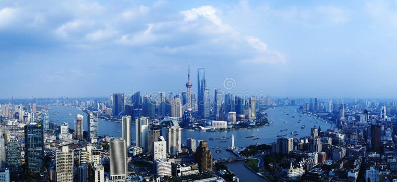 Porcelanowa panorama Shanghai