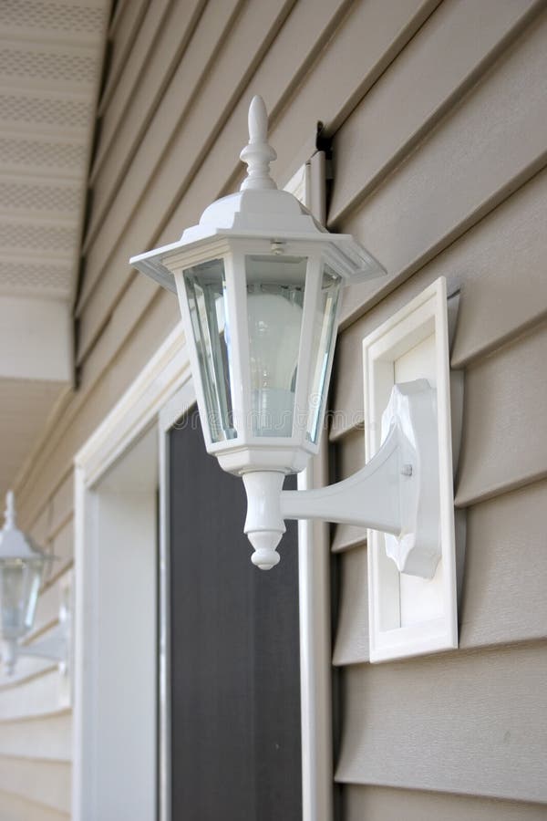 Porch Light stock photo. Image of night, left, outdoor 4962212