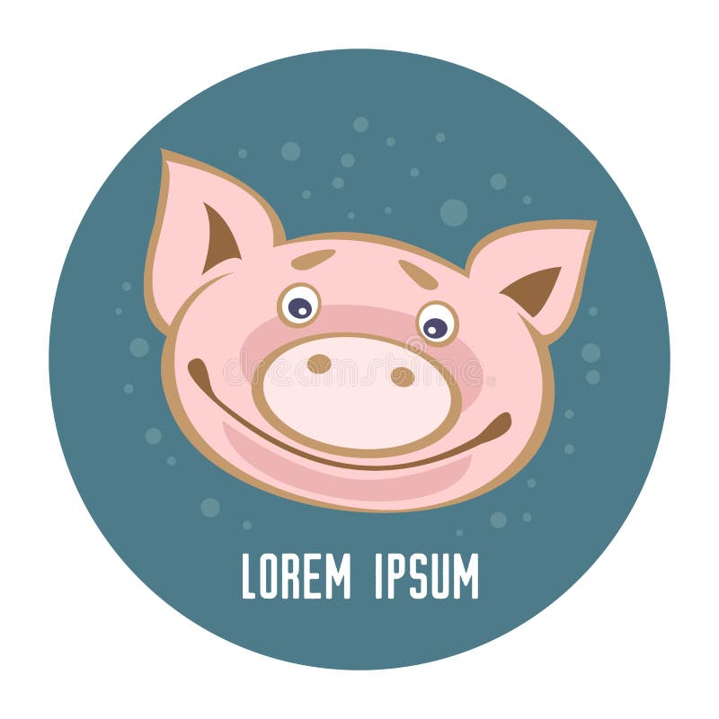Porco template-11 ilustração do vetor Porco template-11 ilustração do vetor