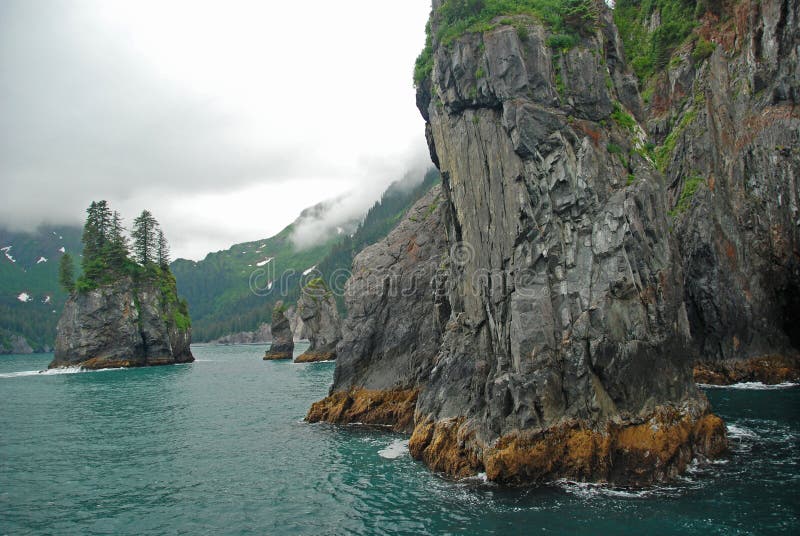 Porcupine Bay in Alaska stock image. Image of wilderness 18416333