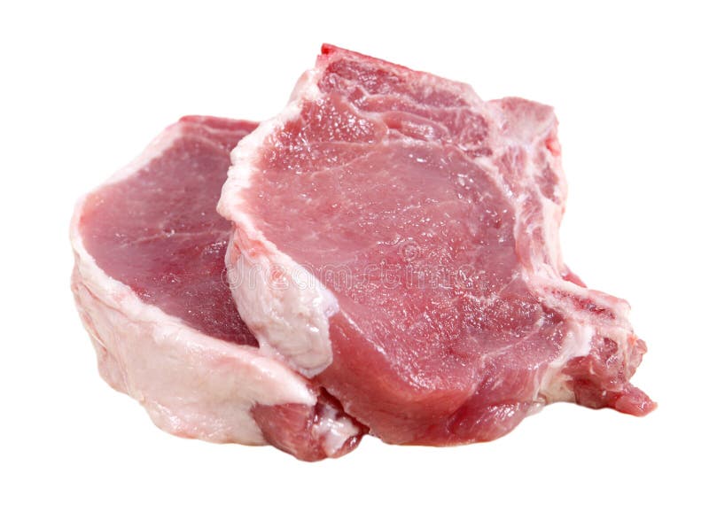 Raw fresh lamb chops stock photo. Image of juicy, background - 19334288