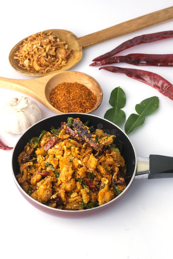 Pork Crackling Chili Paste, Thai Style Chili Dip Stock Image Image of