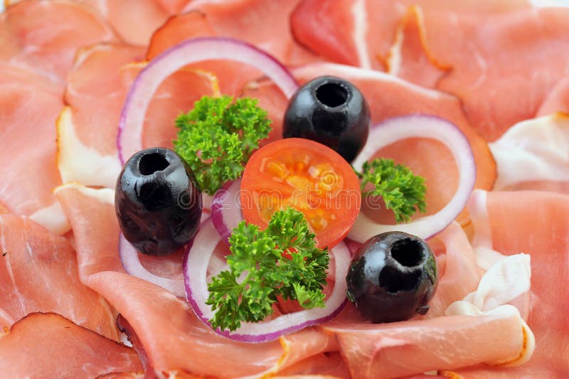 Pork ham. stock image. Image of healthy, appetizer, collar 64979991