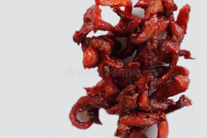 Pork jerky stock photo. Image of thai, jerky, hard, thin 30498836