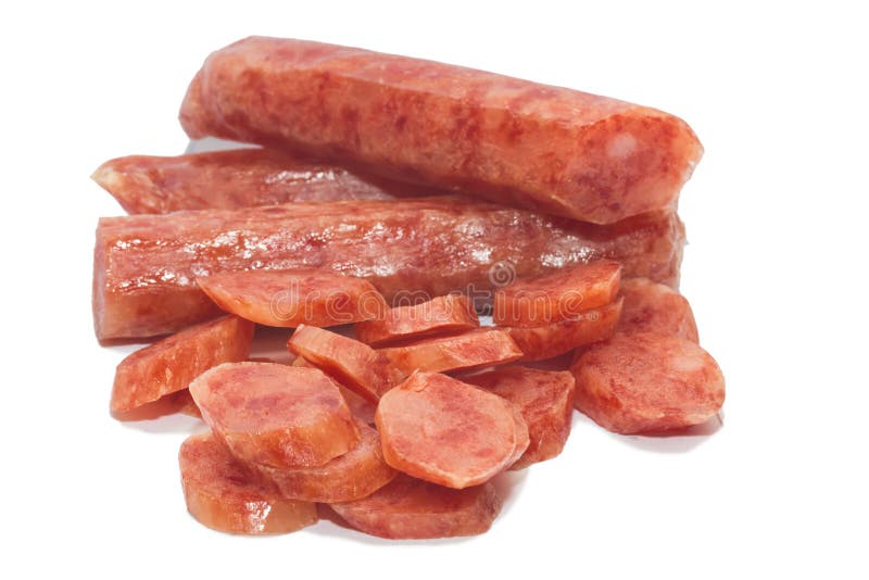 Pork meat sausages stock photo. Image of llonganissa 79573140