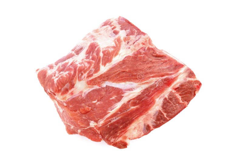 Pork neck stock image. Image of steak, isolated, pork 304425577