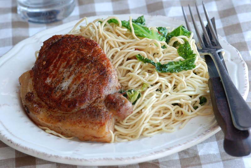 Pork with noodles