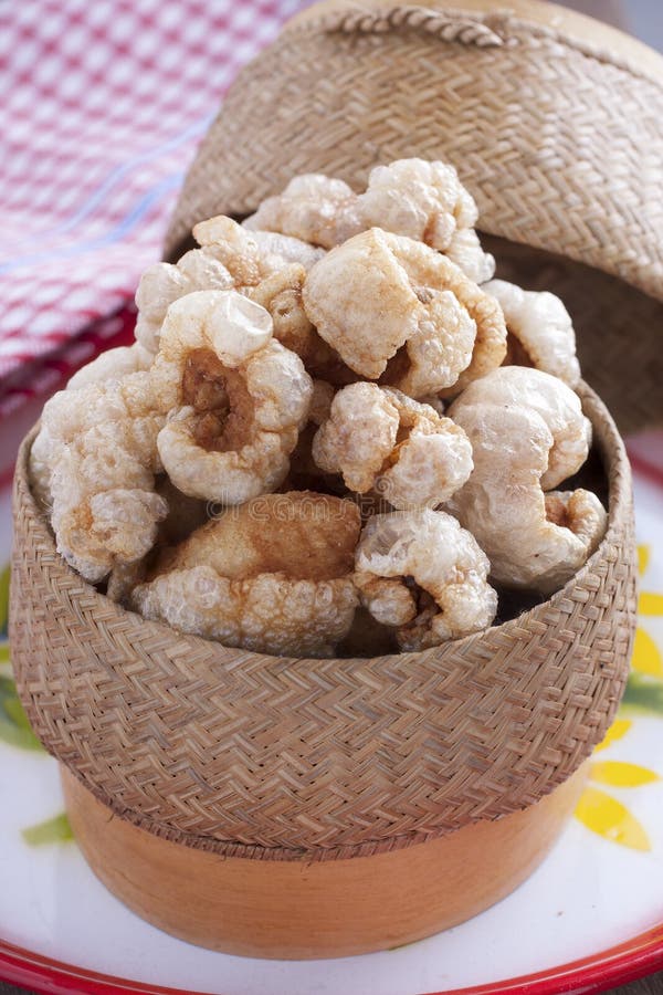 Pork rind stock image. Image of asia, cuisine, asian 38611601