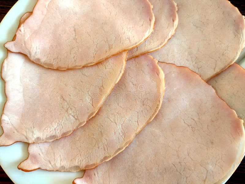 Pork Tenderloin Muscles on a Plate Stock Image Image of close, plate