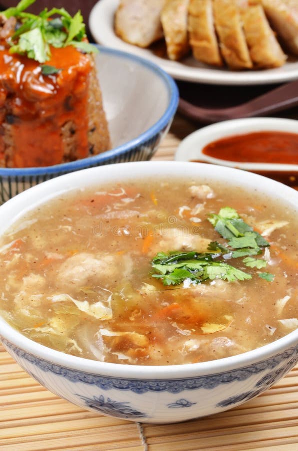 Pork thick soup stock photo. Image of boiled, delicious 36373474