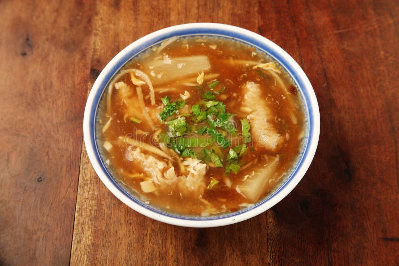 Pork thick soup stock image. Image of meal, dinner, bowl 99688399