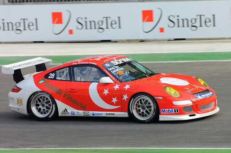 Porsche Carrera Cup Asia Race 2008 Editorial Photo - Image of speed, event:  7528251