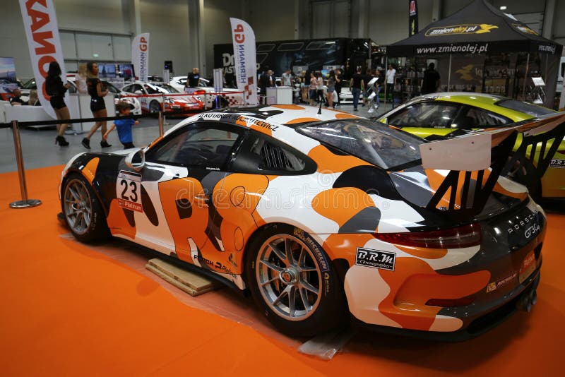 Porsche 911 GT3 Wystawiający Przy 3rd Wydaniem MOTO