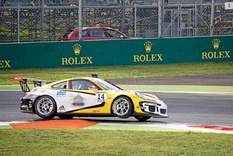 Monza, Italia - September 06: Christian Engelhart in Porsche Mobil 1 Supercup 2015, Round 8 & 9: 04.-06.09.2015 - FORMULA 1 GRAN PREMIO D´ITALIA 2015, Monza. Monza, Italia - September 06: Christian Engelhart in Porsche Mobil 1 Supercup 2015, Round 8 & 9: 04.-06.09.2015 - FORMULA 1 GRAN PREMIO D´ITALIA 2015, Monza