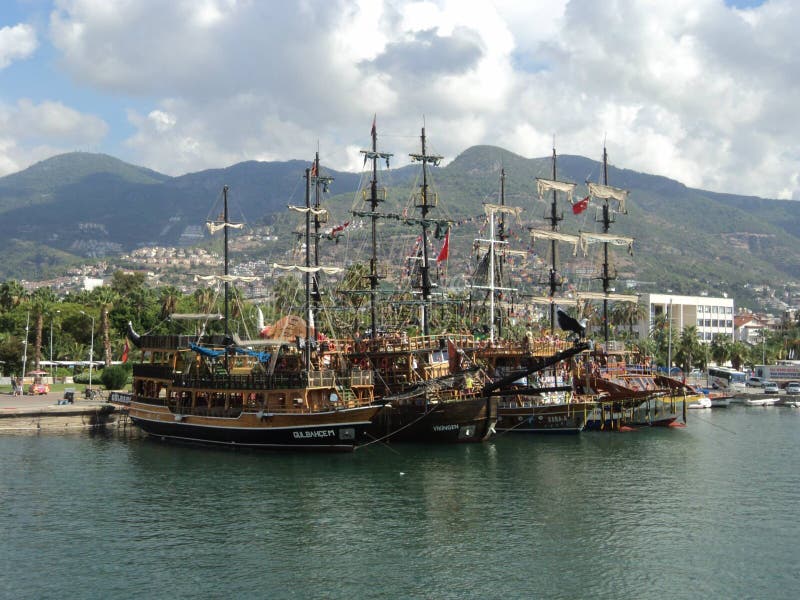 Port Alanya indyk zdjęcie stock Port Alanya indyk zdjęcie stock