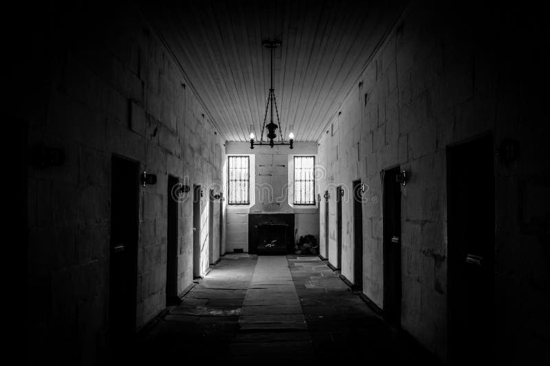 Port Arthur Penal Colony Prison Interior i Tasmanien, Australien arkivfoton Port Arthur Penal Colony Prison Interior i Tasmanien, Australien arkivfoton