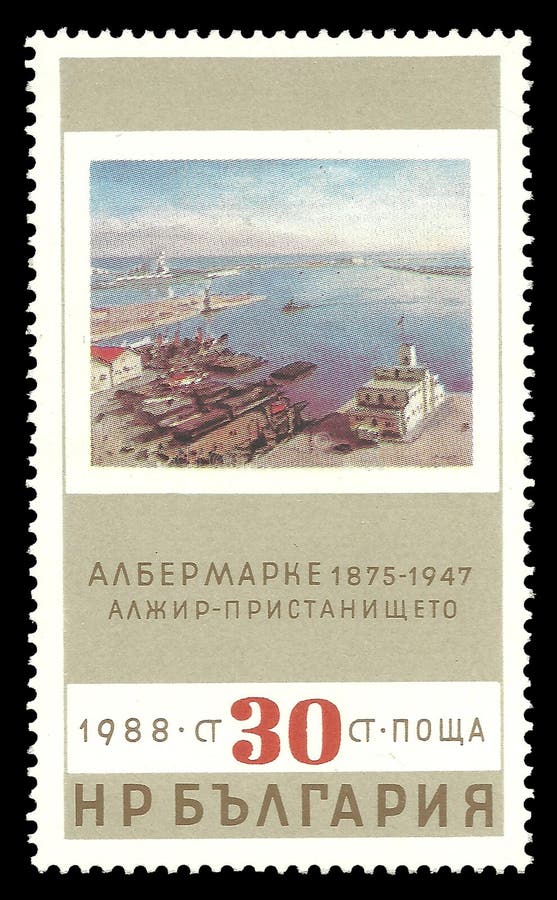 Port d'Alger par Albert Marquet photos libres de droits Port d'Alger par Albert Marquet photos libres de droits