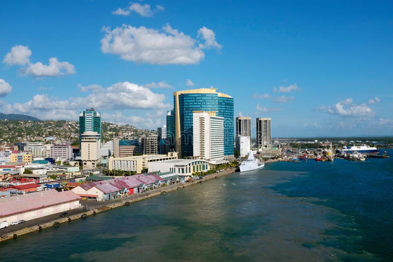 Port of Spain - Trinité-et-Tobago image stock